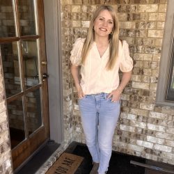 Crystal white blouse